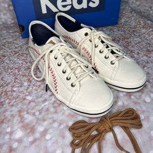 Baseball theme keds.